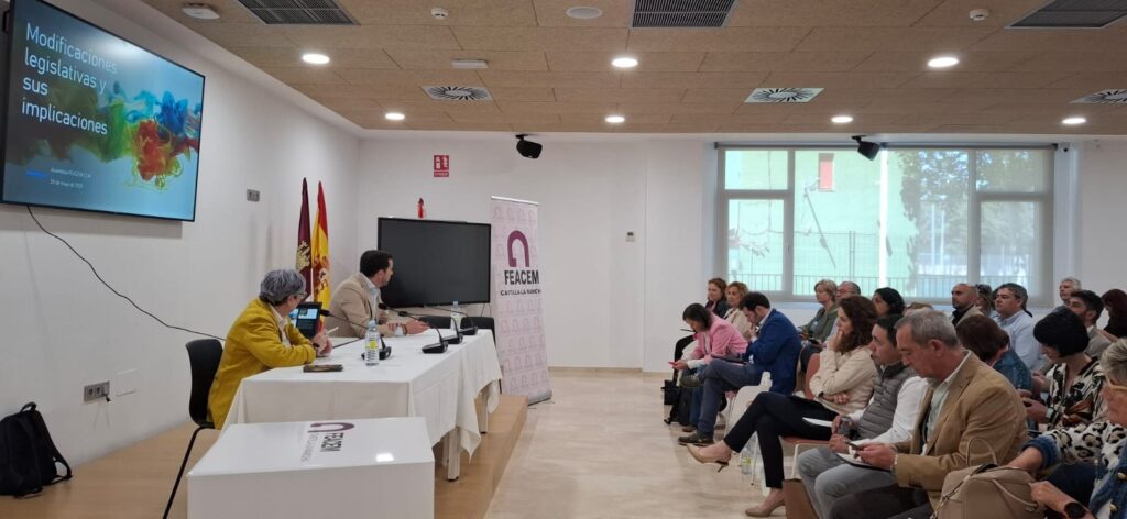jornada “Modificaciones legislativas y sus implicaciones”, organizada por FEACEM Castilla-La Mancha